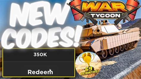 war tycoon codes